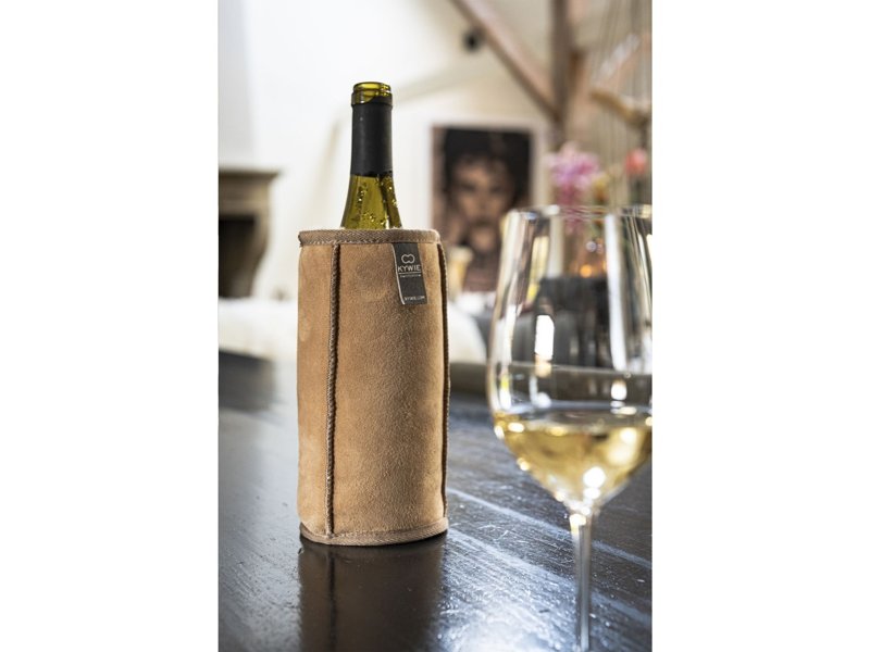 KYWIE Wine Cooler Camel Suede wijnkoeler