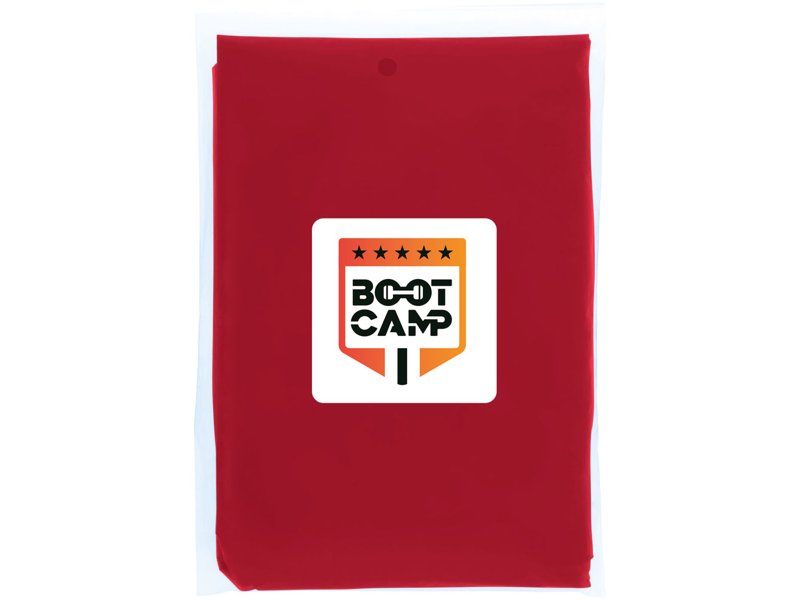 Ontdek de Mayan wegwerp poncho, gemaakt van gerecycled plastic | Totziens Promotions