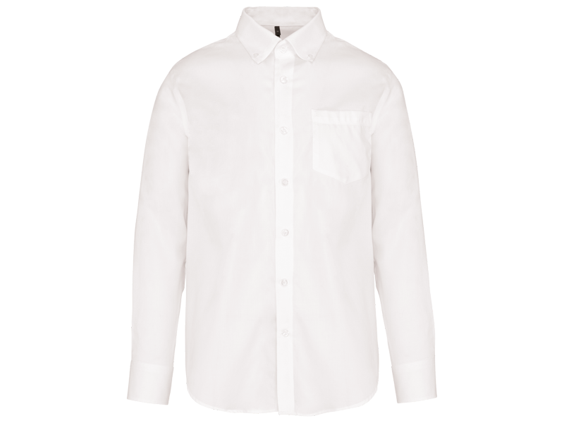 Kariban Heren non-iron overhemd lange mouwen