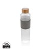 Impact borosilicaat glazen fles met bamboe deksel Impact borosilicaat glazen fles met bamboe deksel