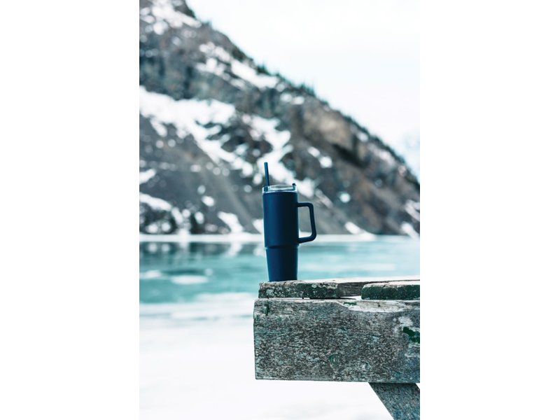 Tana Gerecyclede Plastic Tumbler met Handvat 900 ml - Duurzame Drinkfles | Totziens Promotions Tana Gerecyclede Plastic Tumbler met Handvat 900 ml - Duurzame Drinkfles | Totziens Promotions