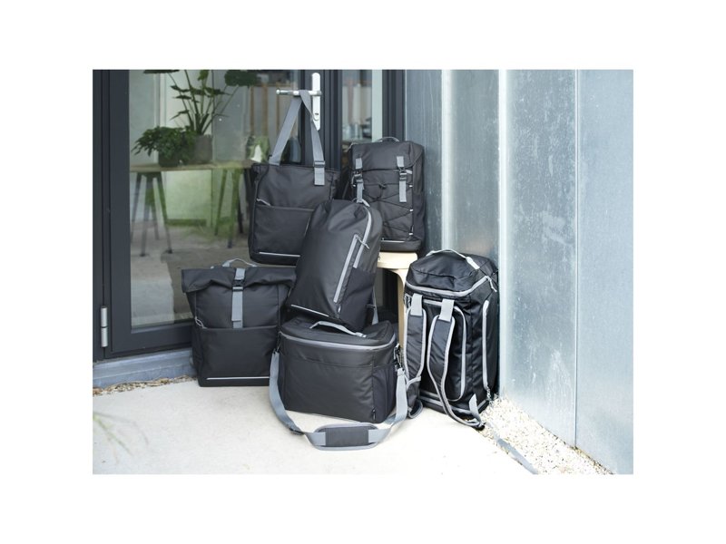 Aqua gerecyclede waterbestendige duffelrugzak 35 l