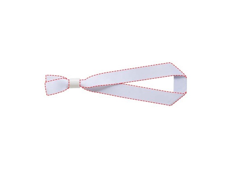 El polsband RPET 2 zijden sublimatie met kunststof sluiting