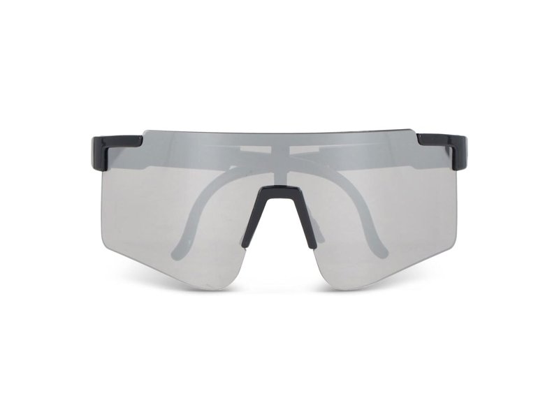 Sportzonnebril met spiegelende glazen Sportzonnebril met spiegelende glazen