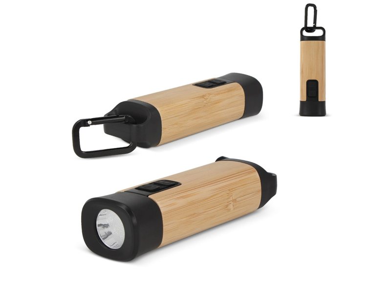 Oplaadbare R-ABS & Bamboe zaklamp