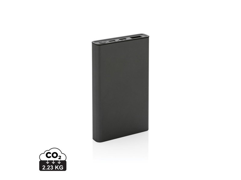 Terra RCS gerecyclede aluminium powerbank 5.000 mAh Terra RCS gerecyclede aluminium powerbank 5.000 mAh
