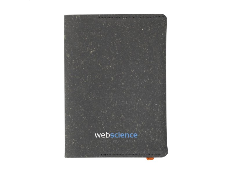 Recycled Leather Passport Holder paspoorthoesje