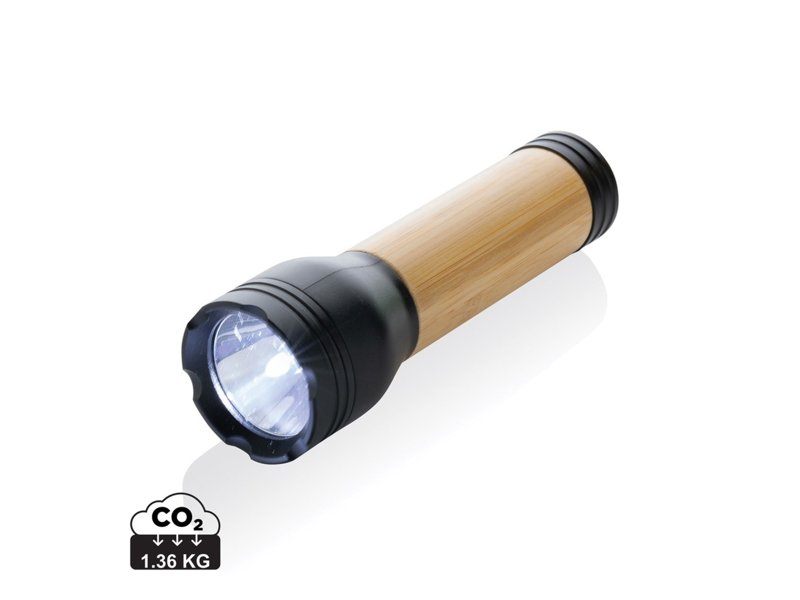 Lucid 3W RCS gerecycled plastic & bamboo zaklamp