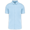 Kariban Heren stretch overhemd korte mouwen