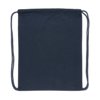 Impact AWARE™ gerecycled katoenen rugzak met trekkoord 145gr