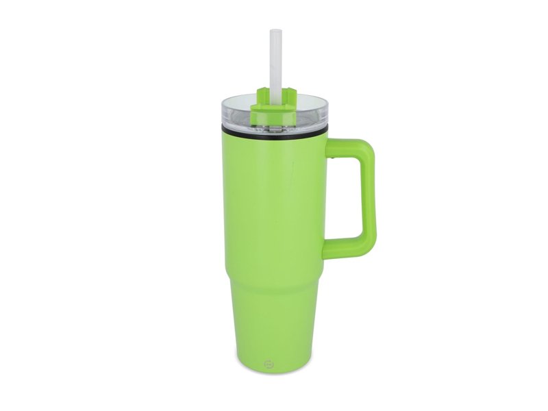 Miami beker met handvat en rietje 800ml Miami beker met handvat en rietje 800ml