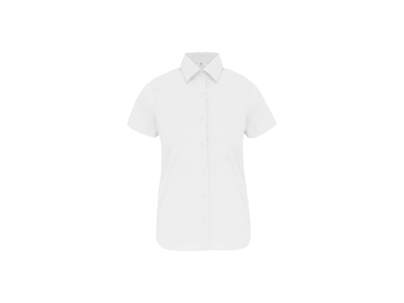 Kariban Dames stretch blouse korte mouwen Kariban Dames stretch blouse korte mouwen