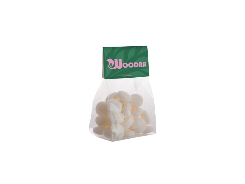 Blokzakje kopkaartje 100 gram snoep
