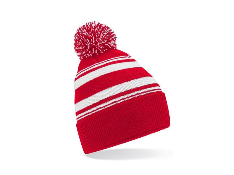 Beechfield - Striped Fan Beanie Beechfield - Striped Fan Beanie