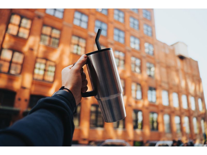 Luxe drinkbeker embrace rvs 900ml Luxe drinkbeker embrace rvs 900ml