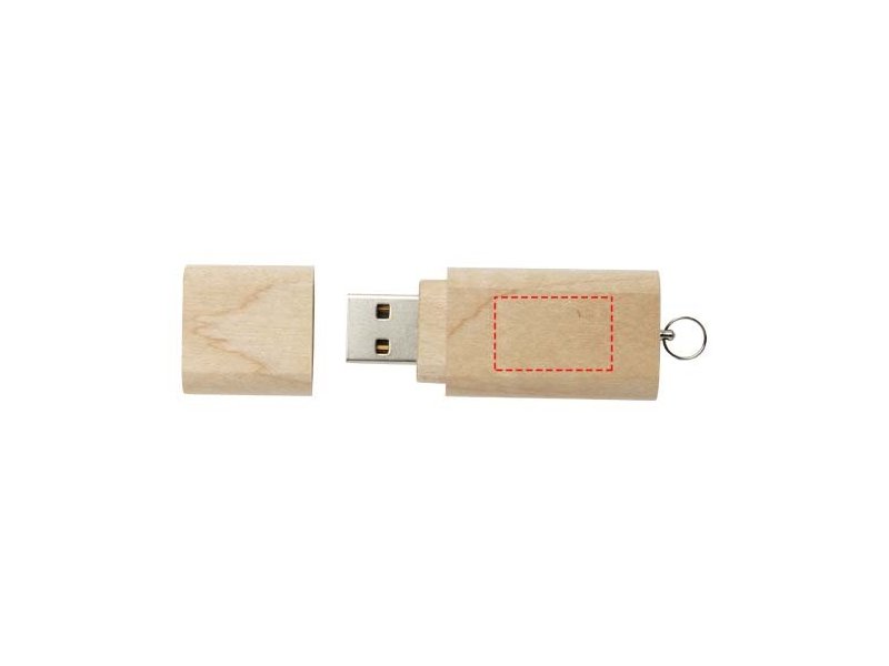Houten USB 3.0 met sleutelring