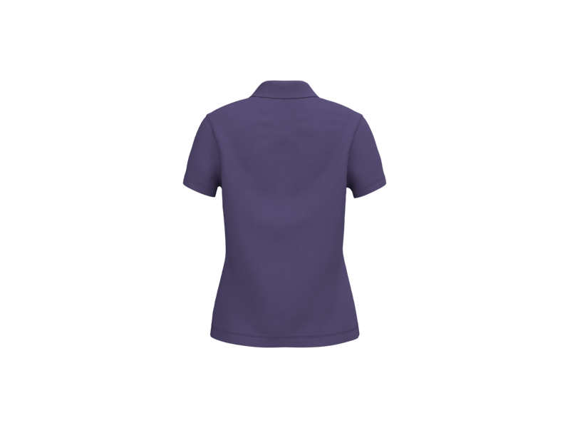 Kariban Piqué-damespolo korte mouwen
