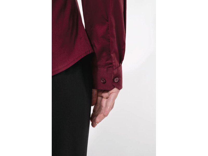 Kariban Dames stretch blouse lange mouwen Kariban Dames stretch blouse lange mouwen