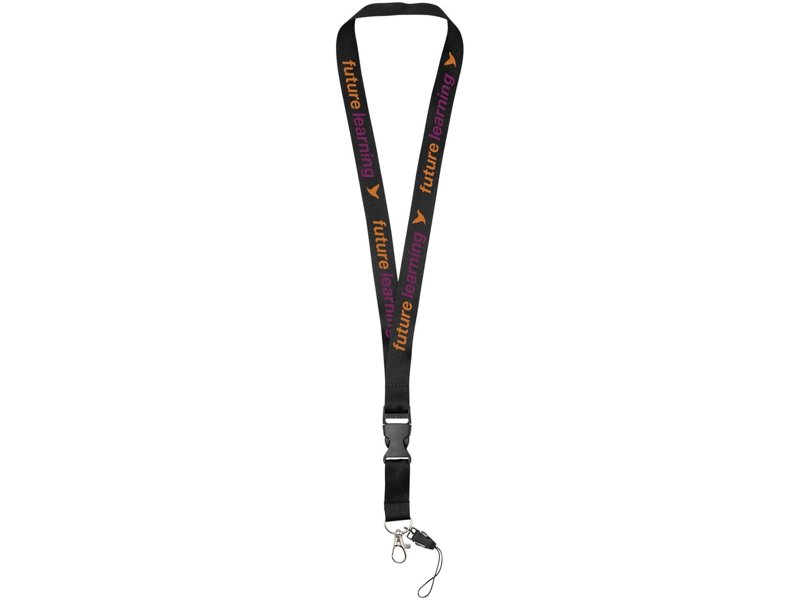 Sagan lanyard met afneembare gesp en telefoonhouder