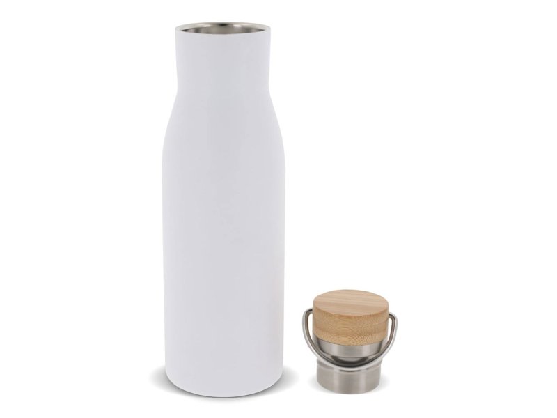 Thermo fles met bamboe deksel 500ml
