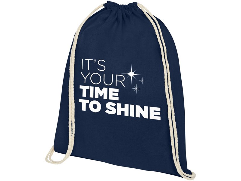 Oregon 140 g/m² katoenen rugzak met trekkoordsluiting 5L