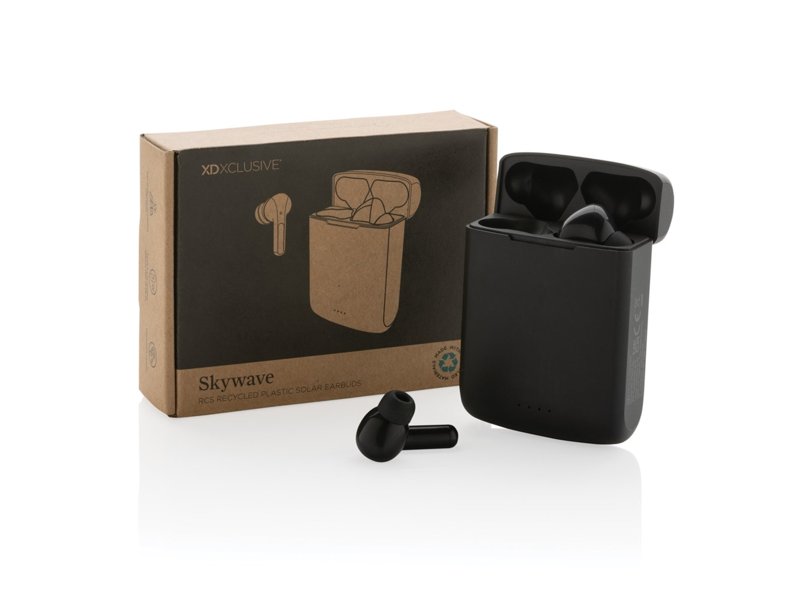 Skywave RCS gerecycled plastic solar oordopjes Skywave RCS gerecycled plastic solar oordopjes