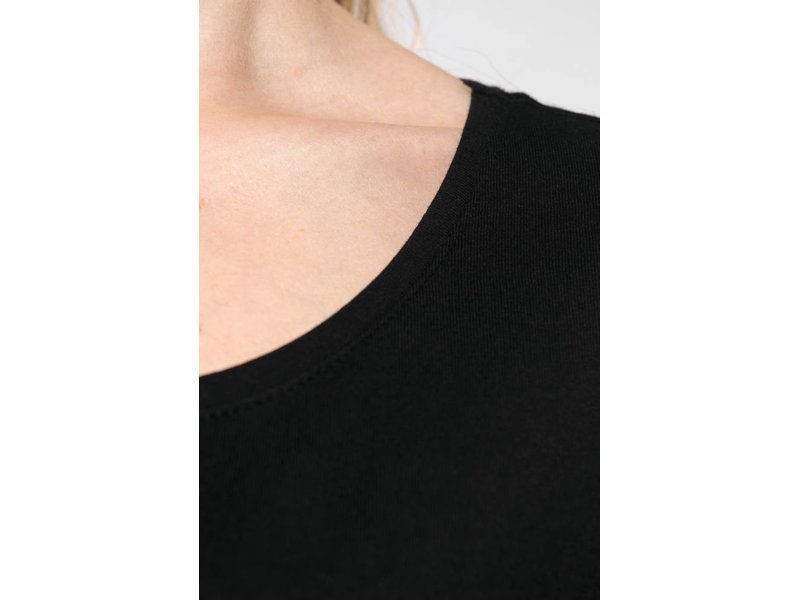 Kariban  Dames-t-shirt korte mouwen met boothals Kariban  Dames-t-shirt korte mouwen met boothals