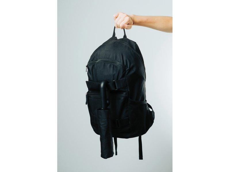 Yara 21" AWARE™ RPET paraplu in unikleur met karabijn hendel