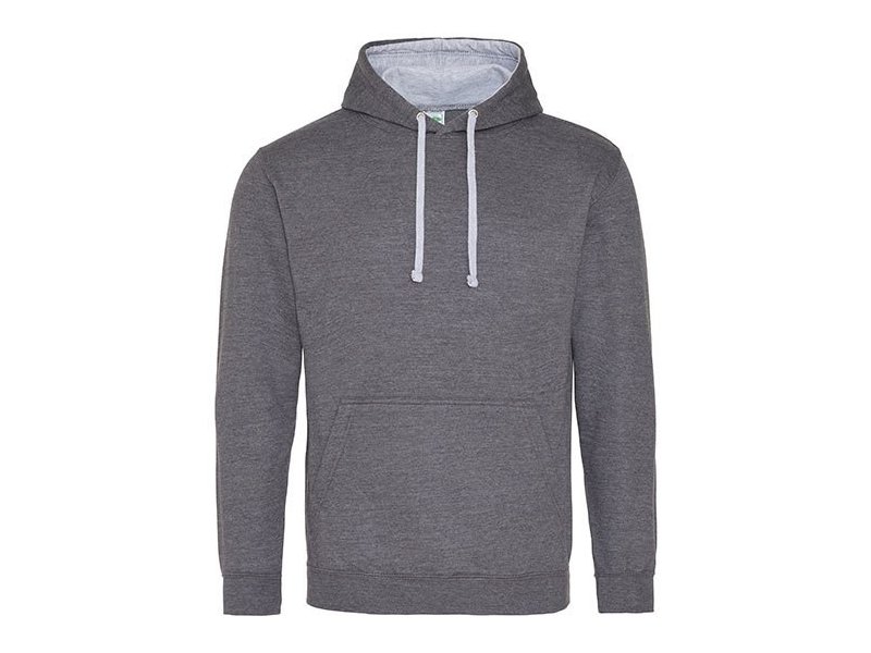 Hooded sweater met kleurige accenten, goedkoop bedrukken van sweaters Hooded sweater met kleurige accenten, goedkoop bedrukken van sweaters
