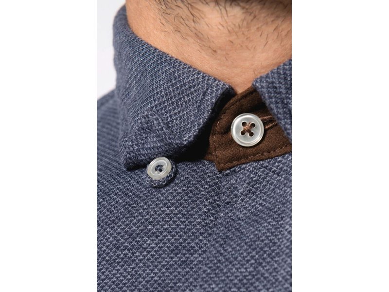 Kariban Jacquard overhemd lange mouwen Kariban Jacquard overhemd lange mouwen