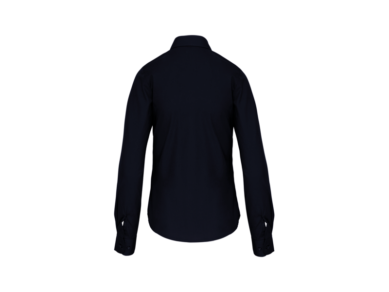 Kariban Dames poplin blouse lange mouwen
