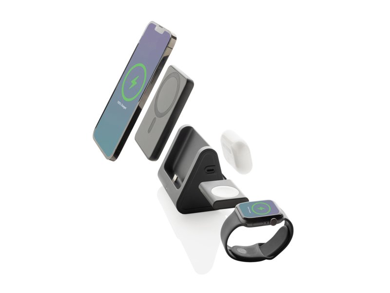 Powerbase RCS rplastic 3 in 1 oplader met powerbank