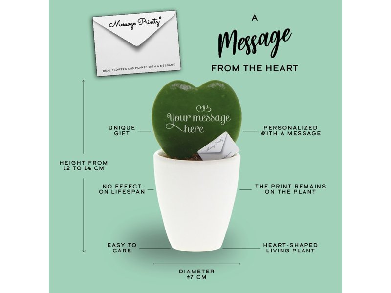 Message Printz® - Hartjesplant