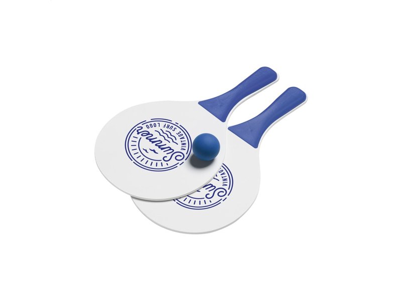 Beachtennis rackets met opdruk van logo. Makkelijk online bestellen |