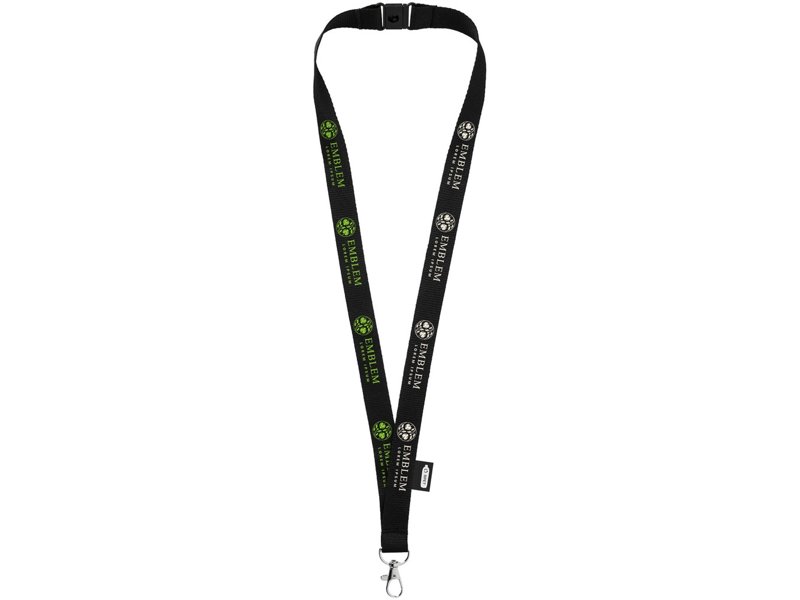 Tom gerecyclede PET lanyard met veiligheidssluiting