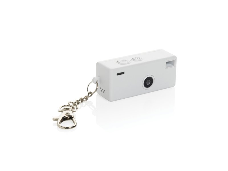 Cliq it gerecyclede plastic sleutelhangercamera Cliq it gerecyclede plastic sleutelhangercamera