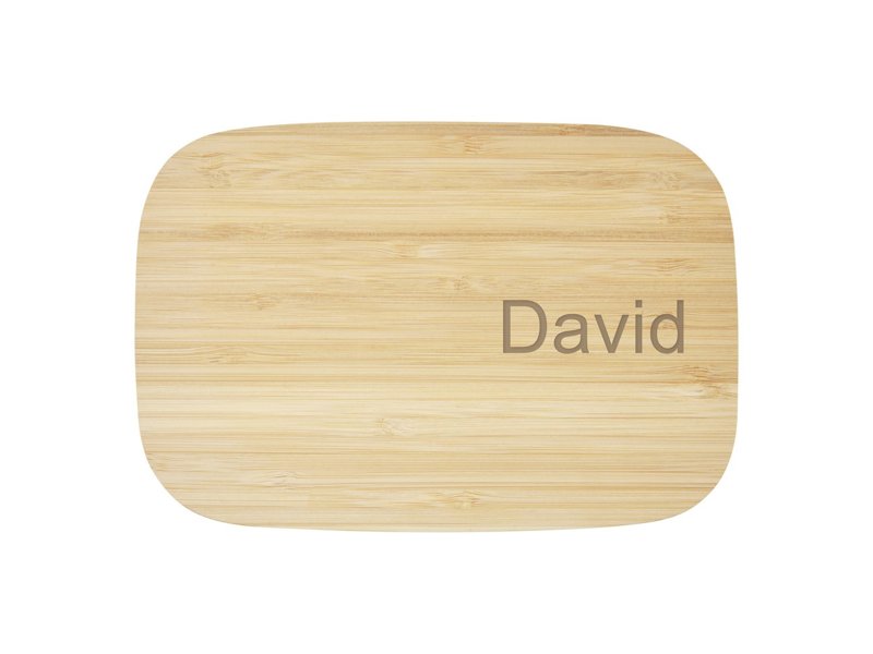 Tite roestvrijstalen lunchtrommel met bamboe deksel