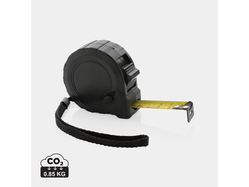 RCS gerecycled plastic 5M/19 mm rolmaat met stop knop RCS gerecycled plastic 5M/19 mm rolmaat met stop knop