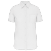 Kariban Dames Poplin Blouse Korte Mouwen