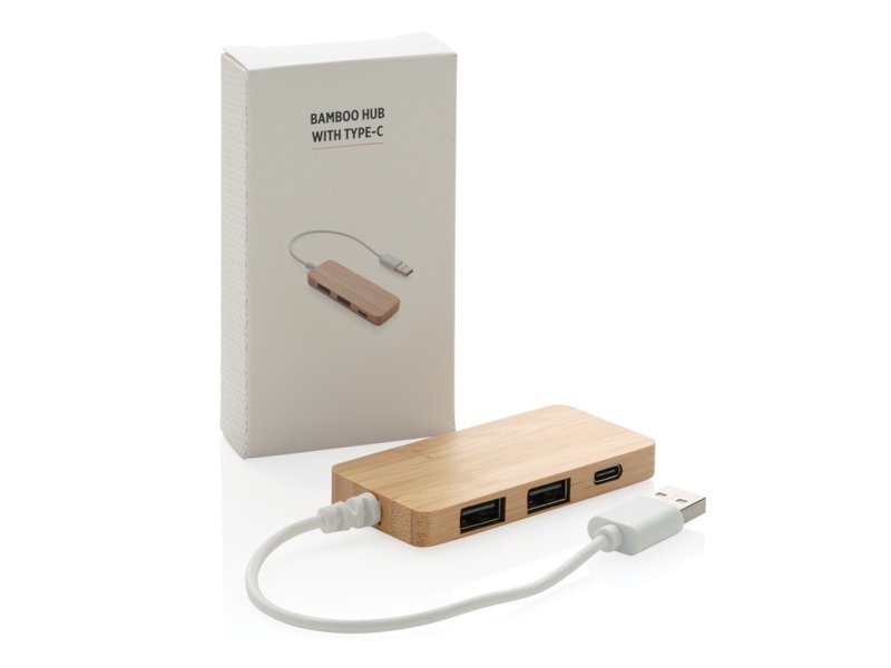 Bamboo hub met type C Bamboo hub met type C