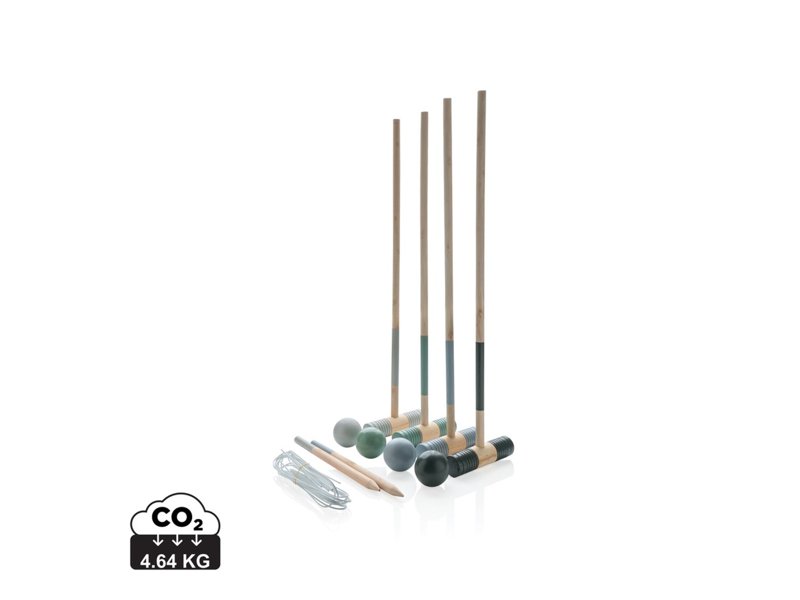 Houten croquet set