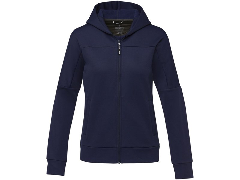 Nubia gebreid performance dames jack met volledige rits