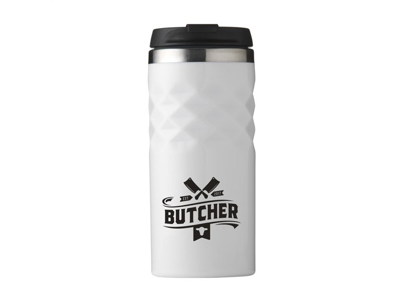 Geometric Mug RCS Recycled Steel 280 ml thermosbeker Geometric Mug RCS Recycled Steel 280 ml thermosbeker