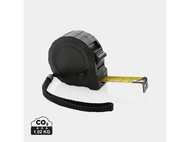 RCS gerecycled plastic 5M/19 mm rolmaat met stop knop
