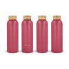 Waterdrop Roestvrijstalen Fles met Bamboe dop 600ml Waterdrop Roestvrijstalen Fles met Bamboe dop 600ml