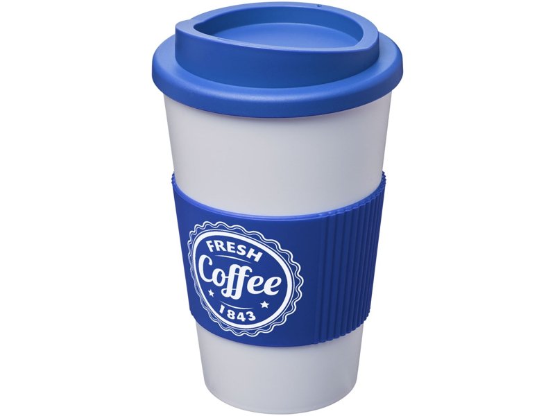Americano® geïsoleerde beker van 350 ml met handgreep Americano® geïsoleerde beker van 350 ml met handgreep