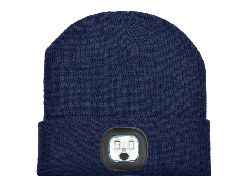 Gebreide muts met ledlamp Gebreide muts met ledlamp