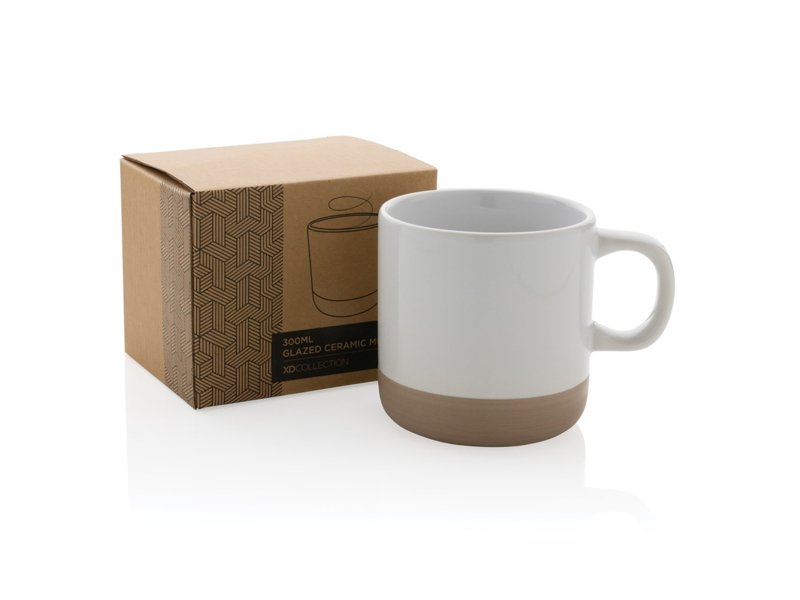 Geglazuurde keramische mok Geglazuurde keramische mok