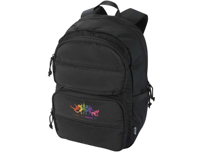 Puffer 15,6" gerecycleerde laptoptas 18L