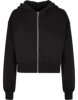 Build Your Brand - Ladies Short Oversized Zip Jacket